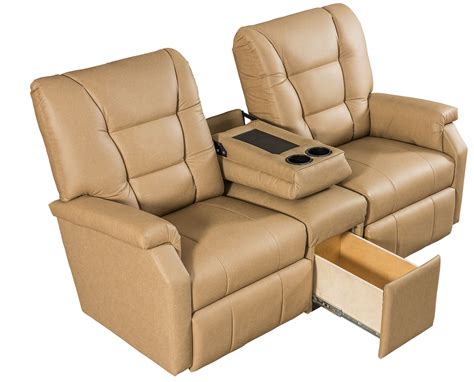 Loveseat With Cup Holders And Recliners