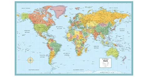 Rand Mcnally World Wall Map M Series By Not A Book