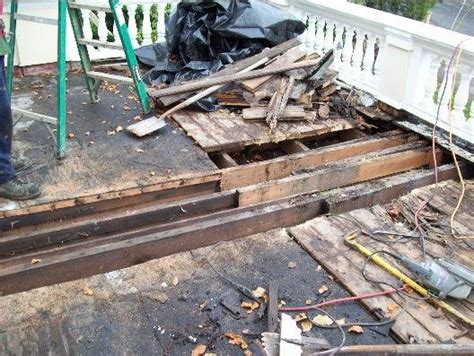 Deck Repair Decadence Dry Rot Repair Plywood Removal And Resheeting