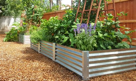 How To Make A Raised Garden Bed Out Of Corrugated Iron