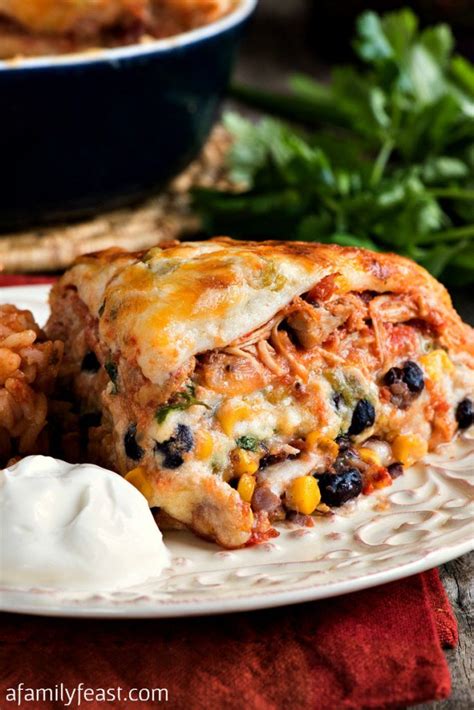 Mexican Lasagna With White Sauce Recipe Home Inspiration
