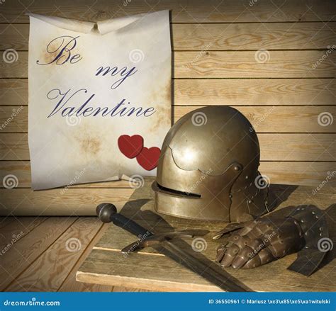 Medieval Valentines Day Stock Image Image 36550961