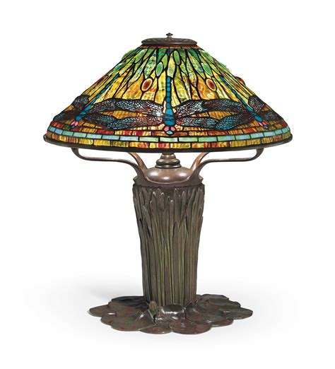 TIFFANY STUDIOS A DRAGONFLY TABLE LAMP CIRCA 1910 Christie S