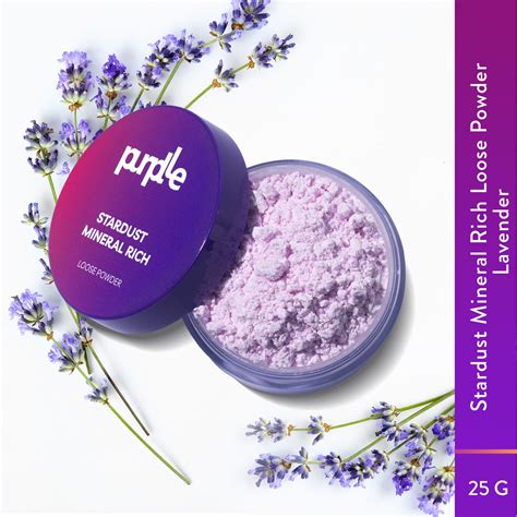 Purplle Stardust Mineral Rich Loose Powder Lavender 2 25gm