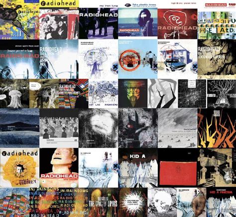 Every Radiohead Album Ep And Single In One Image If Someone Can Make