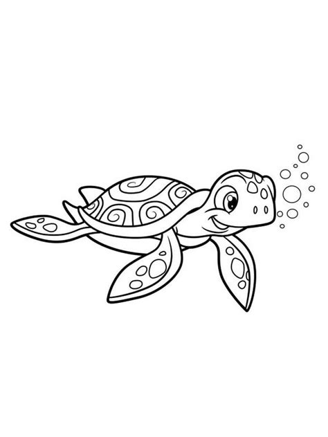 Free Printable Sea Turtle Coloring Pages