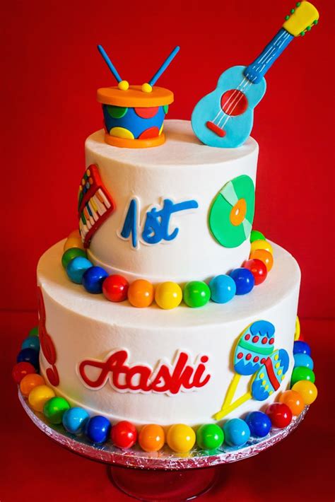 Choosing a cake for a birthday boy should be an enjoyable experience, there are so many themes. Kara's Party Ideas Baby Jam Musical Themed 1st Birthday Party