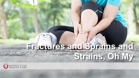 So You Know The Difference Between A Sprain A Strain And A Fracture