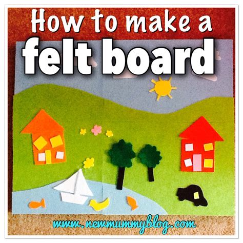 How To Make A Fuzzy Felt Board For Toddlers Diy Crafts Kids