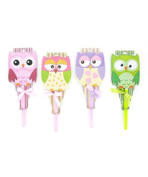 Loving This Pink Give A Hoot Notepad Pen Set On Zulily Zulilyfinds