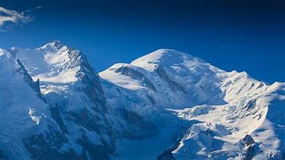 Blanc Mont Mountain Snowy Europe Amazing Wallpapers