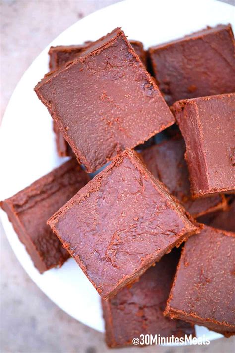 Quick Chocolate Fudge Recipe 30 Minutes Meals