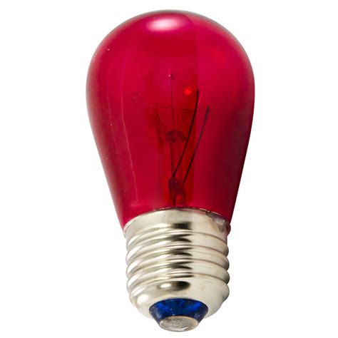 Red Light Bulbs 25 Pack