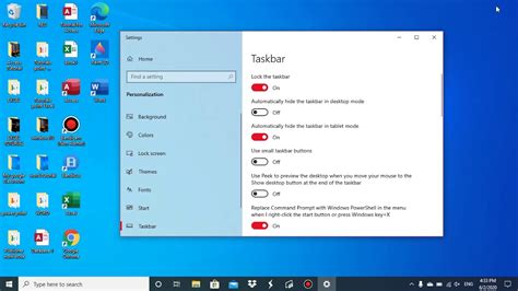 Taskbar Settings In Windows 10 Youtube