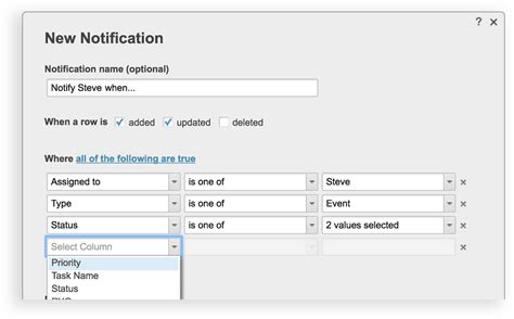 Get Specific With Smarter Notifications Smartsheet