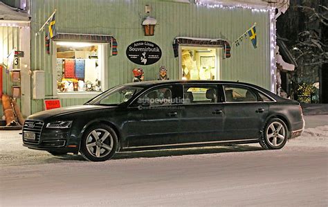 Stately Audi A8 Six Door Prototype Spied Testing Autoevolution