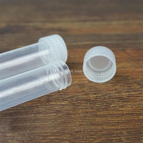 2020 10ml Lab Plastic Frozen Test Tubes Vial Seal Cap Container For