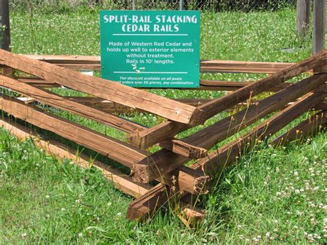Welcome to fence specialties fence specialties is the leading independent suppler of wholesale fence materials. Split-Rail Stacking Cedar Rails - Capitol City Lumber