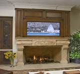 Pictures of Flat Screen Tv Installation Over Fireplace