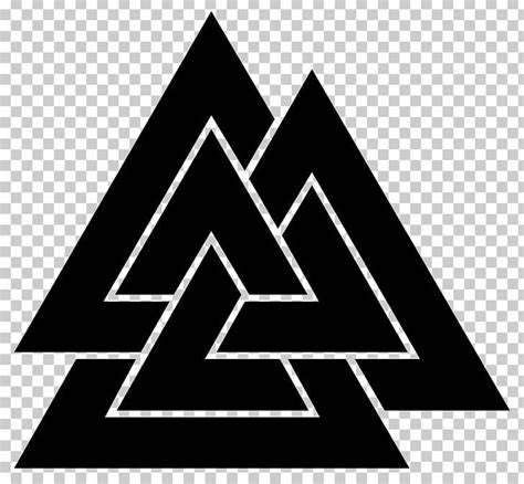 Valknut Viking Age Odin Old Norse Png Clipart Angle