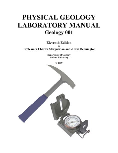 Lab Manual For Physical Geology