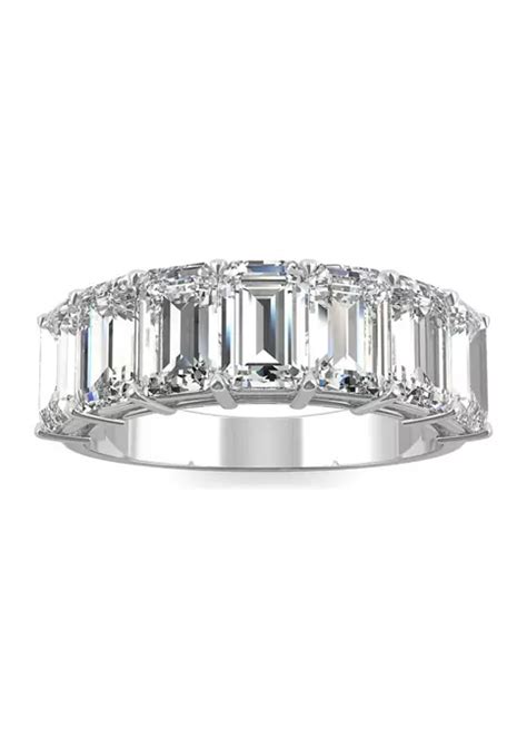 Charles And Colvard 2 Ct Tw Lab Created Moissanite Three Stone Ring In