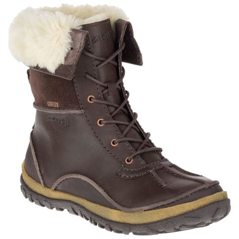 MERRELL Women S Tremblant Mid Polar Waterproof Boots Espresso Eastern Mountain Sports