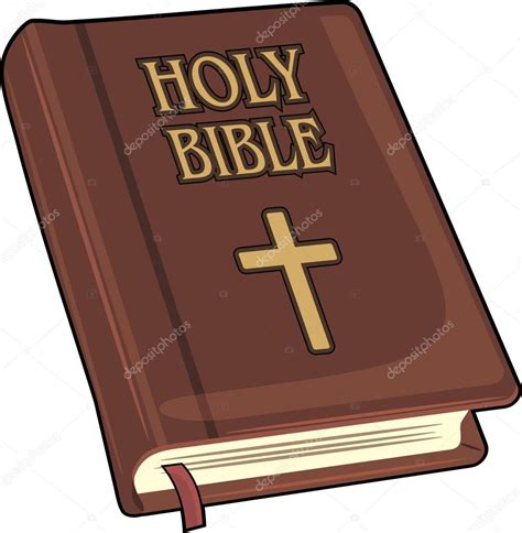 Bíblia Sagrada Isolada No Branco — Vetores De Stock © Teddy2007b 110492956
