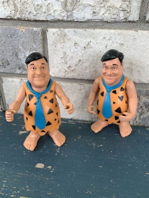 Fred Flintstone Movie John Goodman Figure Lot Of 2 45 Tall T2 Ebay