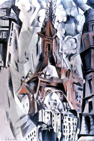 The Eiffel Tower By Robert Delaunay Buy Fine Art Print