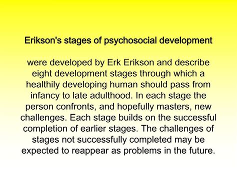 Ppt Erik Eriksons Stages Of Psychosocial Development Powerpoint Images