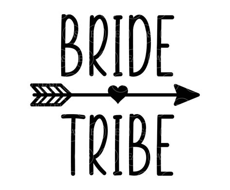 Bride Tribe Svg Squad Svg Bridesmaid Svg Bridal Party