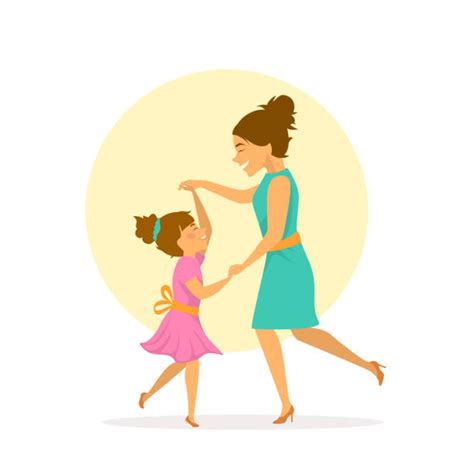 Top 60 Mother And Daughter Clip Art Vector Graphics And Illustrations