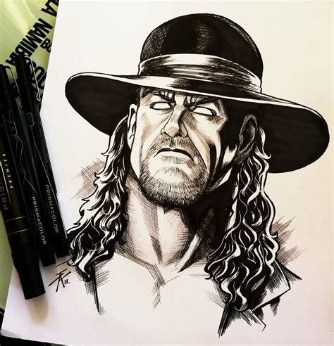 Want to discover art related to undertaker? Serg Acuña on Twitter: "Old #Undertaker #fanart :) @WWE # ...