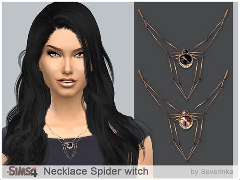 The Sims Resource Necklace Spider Witch