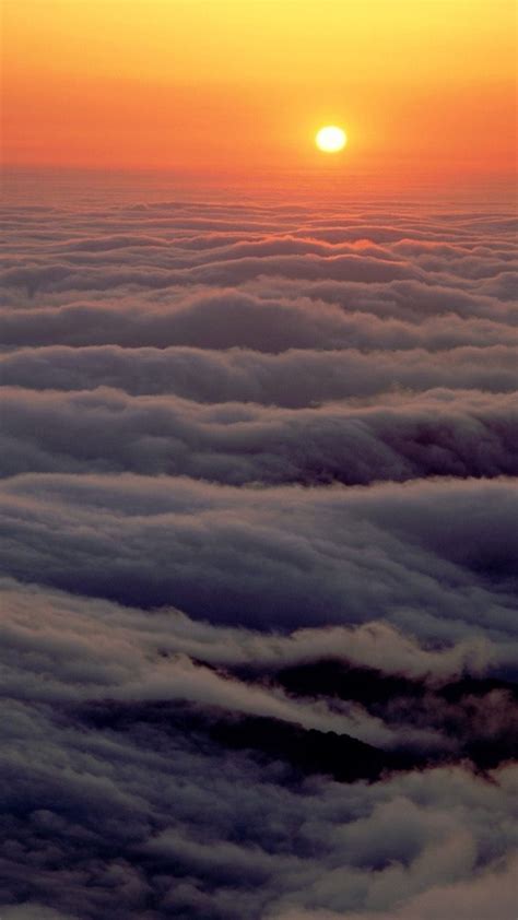 Sky, sunset, clouds hd wallpaper posted in landscape & nature wallpapers category and wallpaper original resolution is 1920x1200 px. Cloud Waves Sunset Android Wallpaper free download