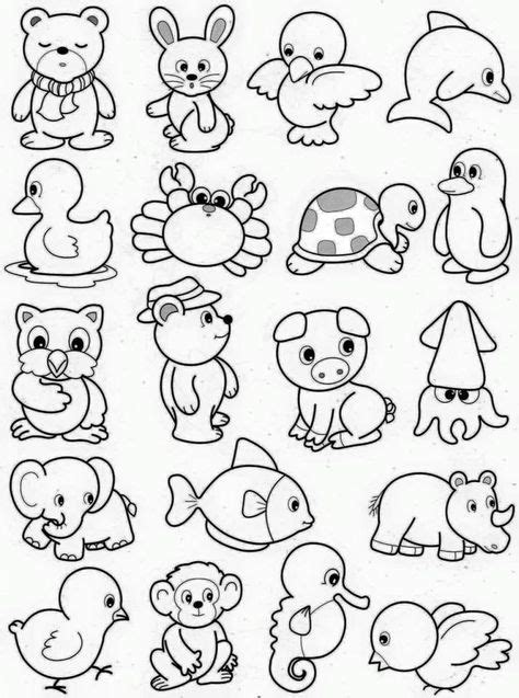 22 Ideas De Plantillas De Animales Animalitos Para Colorear Dibujos
