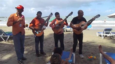 Merengue was originally known as typical merengue and its musicians used instruments such as the saxophone, the güira, the tambora, and the accordion. Cabarete Dominican Republic - Merengue Music Group Live on the Beach- Dominican Music - YouTube