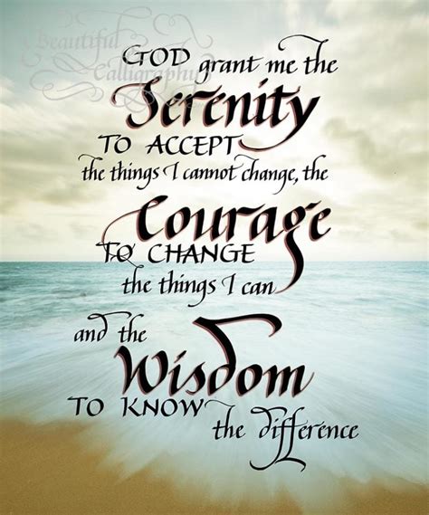 Serenity Prayer Printable Image Free