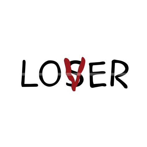 Lover Svg Loser Svg Digital Clipart Png Dxf Eps Pdf Etsy Denmark
