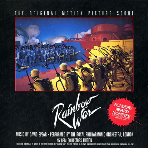Rainbow War Original Soundtrackmotion Picture Score David Spear Ost