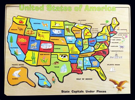 Cartoon Map Of Usa Map Vector