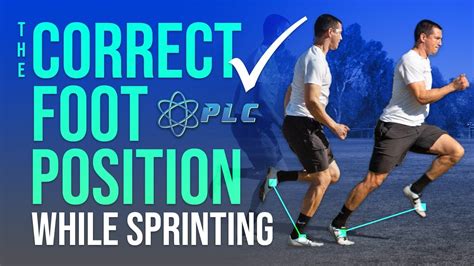 The Correct Foot Position While Sprinting Mechanics With Morey Youtube