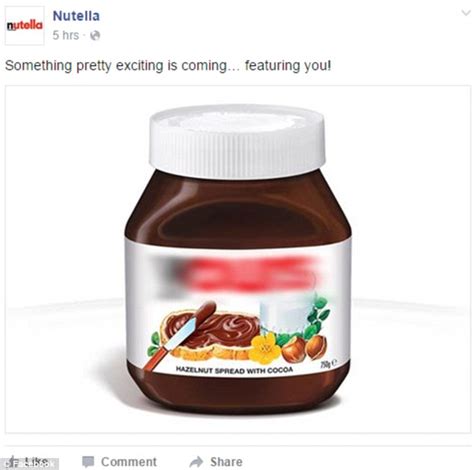 Put fabric through your printer at your own risk. Nutella personalised labels campaign backfires with ...