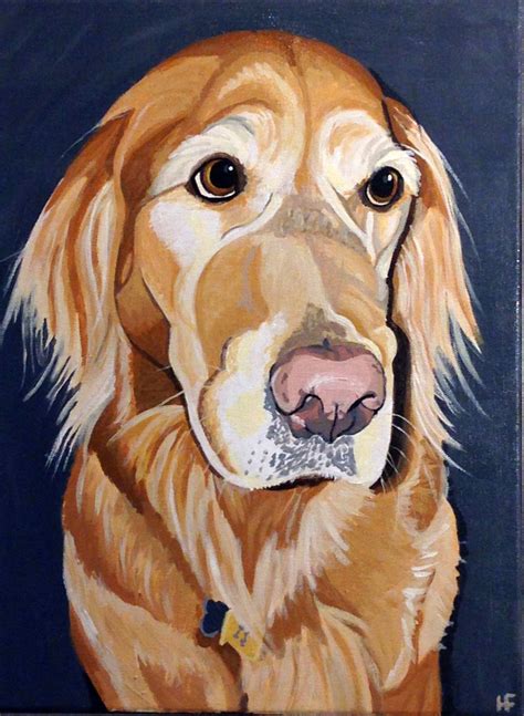 Pet Painting Hand Painted Dog Portrait Dog Portrait Custom Pet
