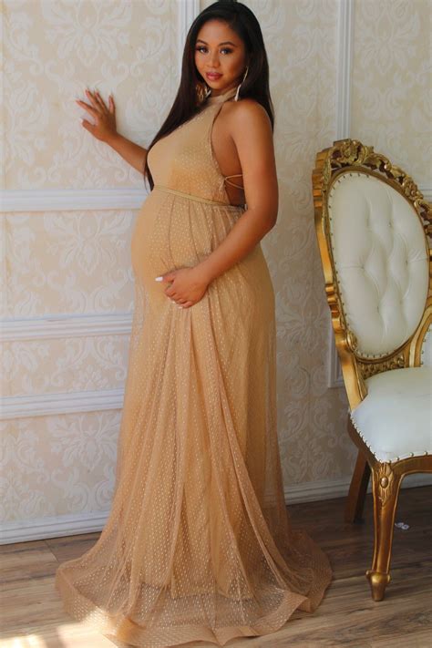 Arabella Maternity Gown Cute Maternity Dresses Elegant Maternity Dresses Gold Maternity Dresses