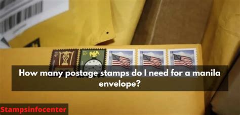 How Many Stamps Do I Need A Complete Guide