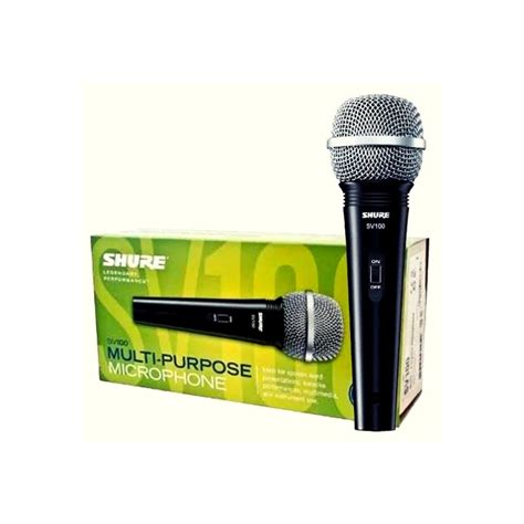 Microfone Shure Multifuncional Sv100 Rossi