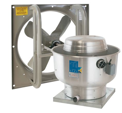 Our exclusive side intake that drops 1 below the ceiling grid makes this the most efficient & cost effective exhaust system for replacing extra a.c. Commercial Exhaust Fans - National Motor Rewinds