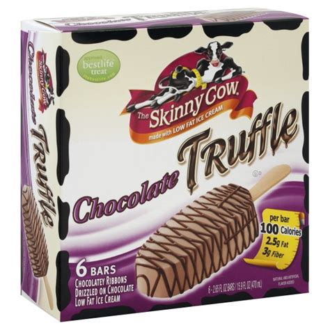 Skinny Cow Ice Cream Bars Chocolate Truffle 6 Ct